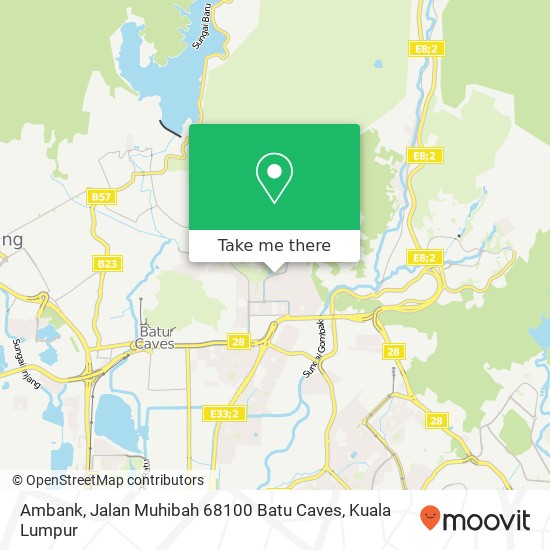 Ambank, Jalan Muhibah 68100 Batu Caves map