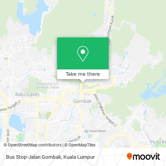 Bus Stop-Jalan Gombak map