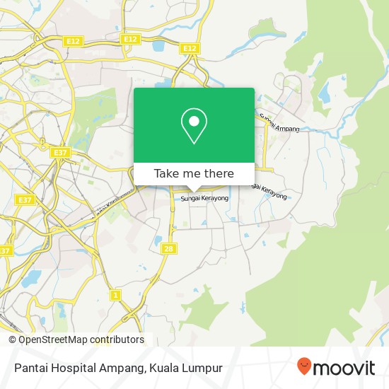 Peta Pantai Hospital Ampang