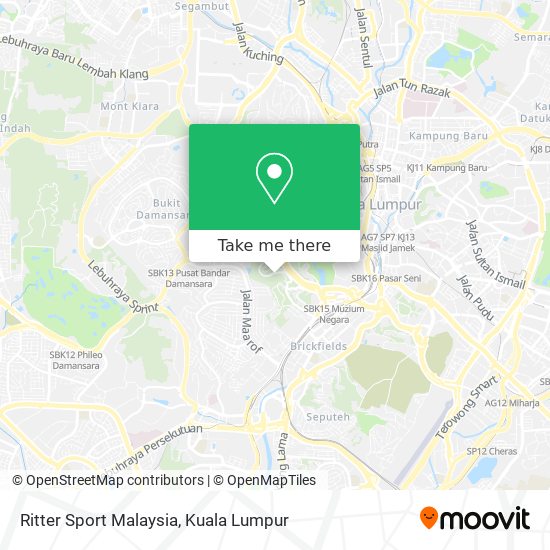 Ritter Sport Malaysia map