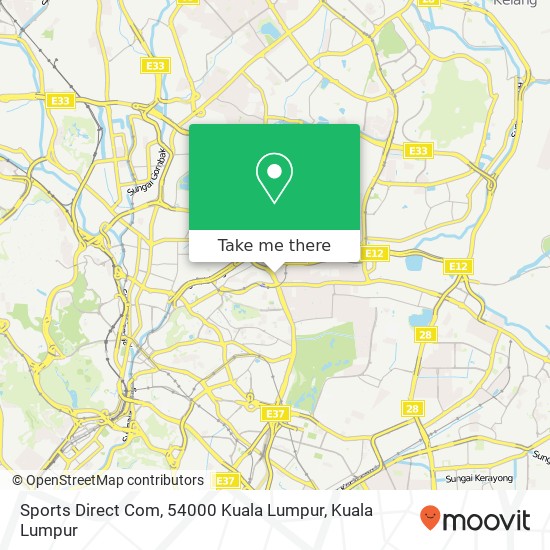 Sports Direct Com, 54000 Kuala Lumpur map