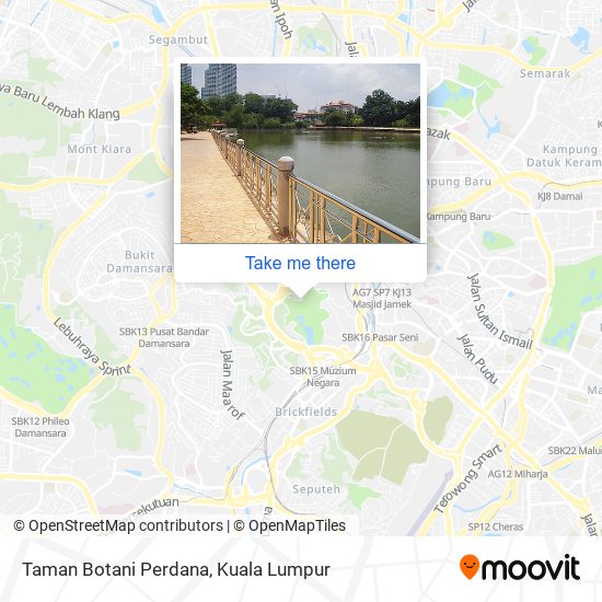 Taman Botani Perdana map