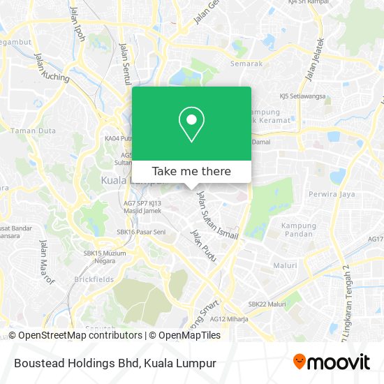 Boustead Holdings Bhd map