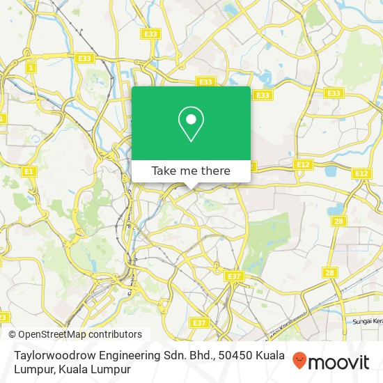 Taylorwoodrow Engineering Sdn. Bhd., 50450 Kuala Lumpur map