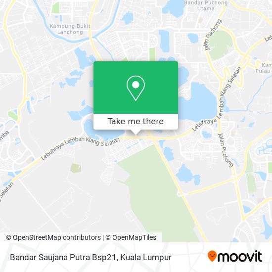 Peta Bandar Saujana Putra Bsp21