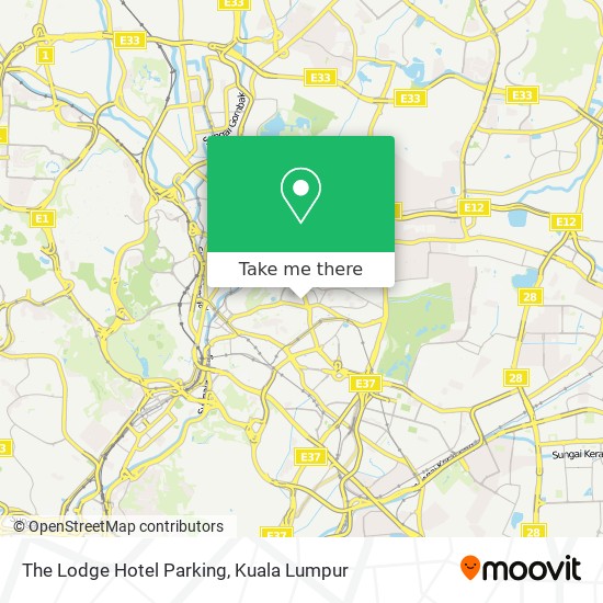 The Lodge Hotel Parking map