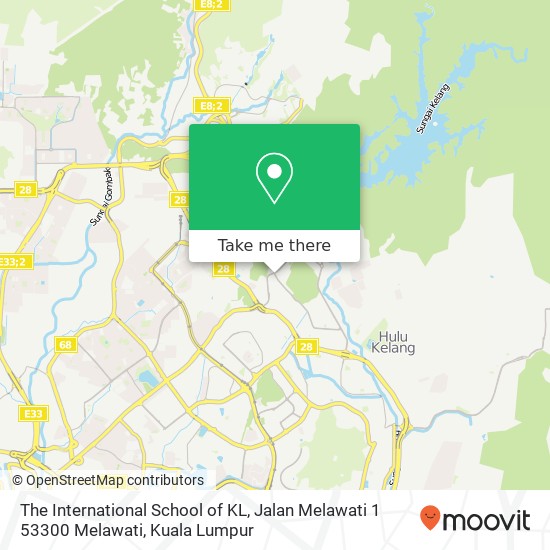 The International School of KL, Jalan Melawati 1 53300 Melawati map