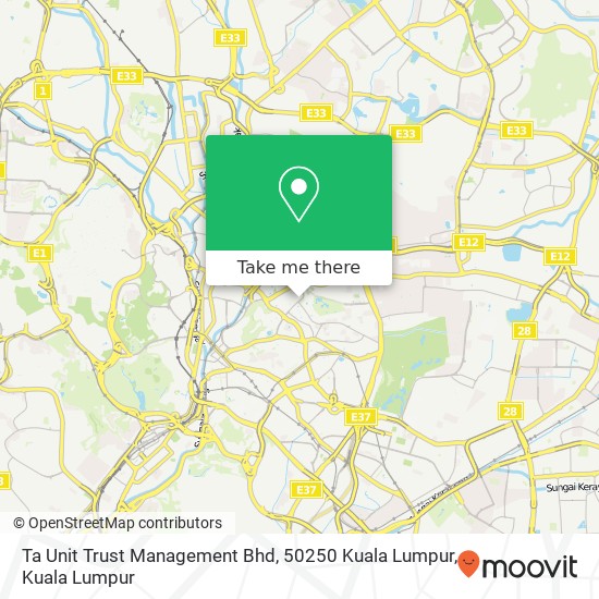 Ta Unit Trust Management Bhd, 50250 Kuala Lumpur map