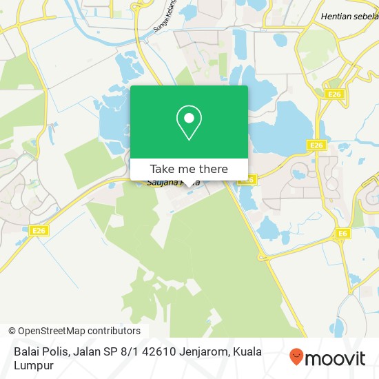 Balai Polis, Jalan SP 8 / 1 42610 Jenjarom map