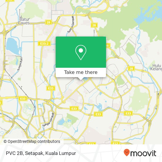 PVC 2B, Setapak map