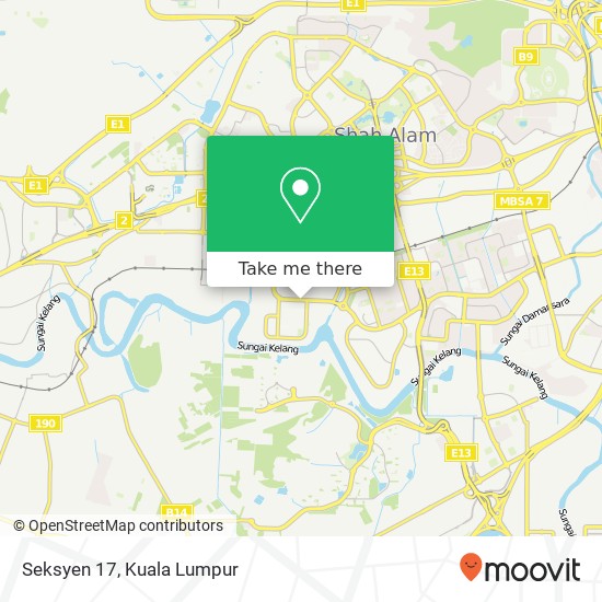 Seksyen 17 map