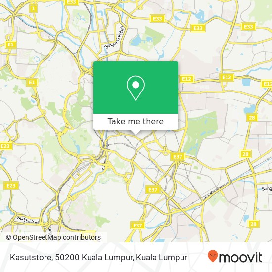 Peta Kasutstore, 50200 Kuala Lumpur