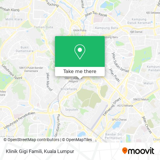 How To Get To Klinik Gigi Famili In Kuala Lumpur By Bus Mrt Lrt Monorail Or Train