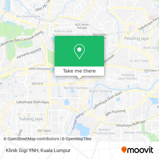 How To Get To Klinik Gigi Ynh In Petaling Jaya By Bus Mrt Lrt Or Train