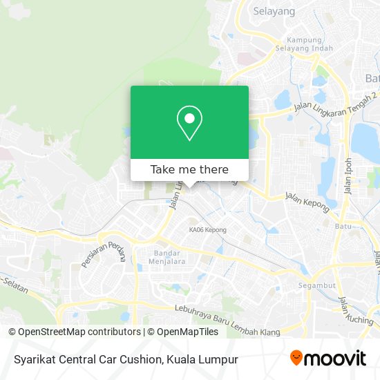 Syarikat Central Car Cushion map