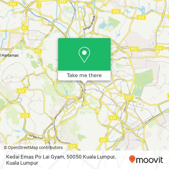 Kedai Emas Po Lai Gyam, 50050 Kuala Lumpur map