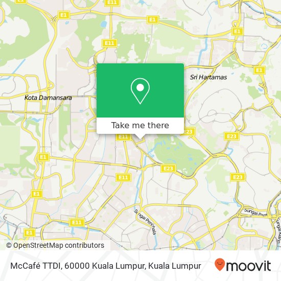 McCafé TTDI, 60000 Kuala Lumpur map
