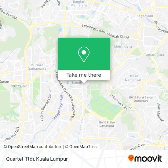 Quartet Ttdi map