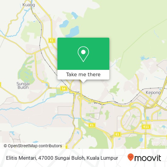 Peta Elitis Mentari, 47000 Sungai Buloh