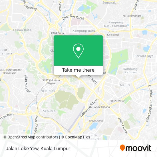 Jalan Loke Yew map