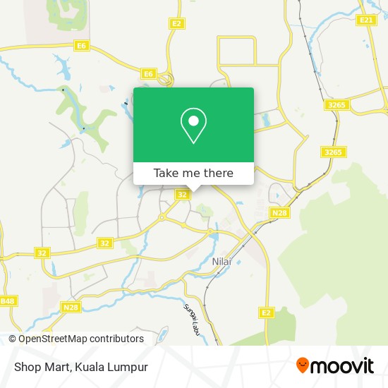 Shop Mart map