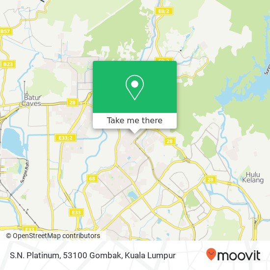 S.N. Platinum, 53100 Gombak map