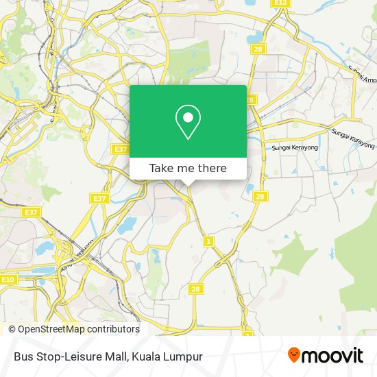 Bus Stop-Leisure Mall map