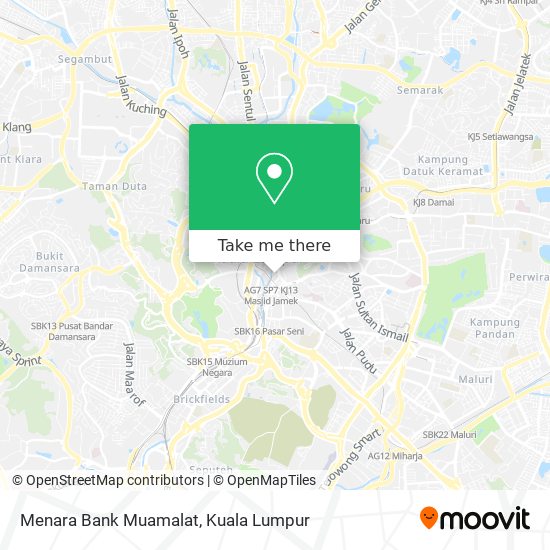 Menara Bank Muamalat map