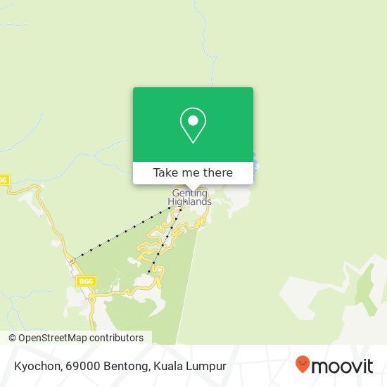 Kyochon, 69000 Bentong map