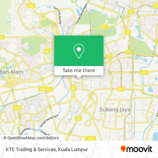 Peta KTE Trading & Services
