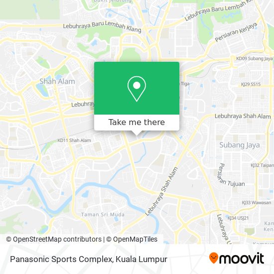Panasonic Sports Complex map