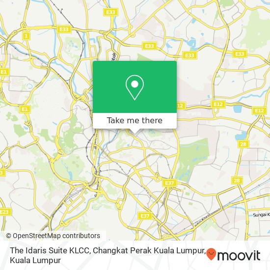 The Idaris Suite KLCC, Changkat Perak Kuala Lumpur map