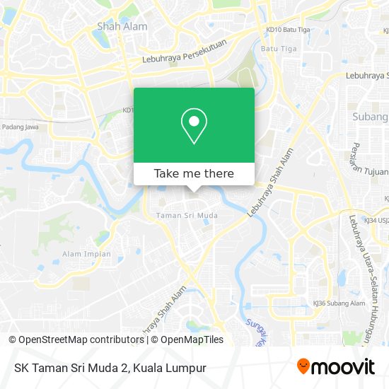 SK Taman Sri Muda 2 map