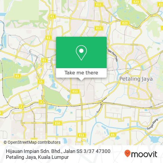 Hijauan Impian Sdn. Bhd., Jalan SS 3 / 37 47300 Petaling Jaya map