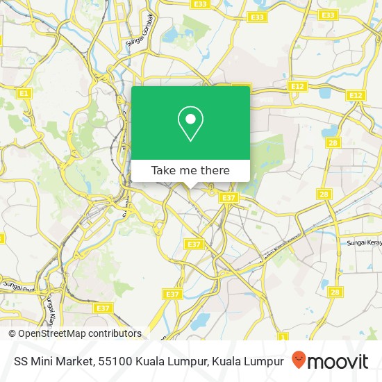 SS Mini Market, 55100 Kuala Lumpur map