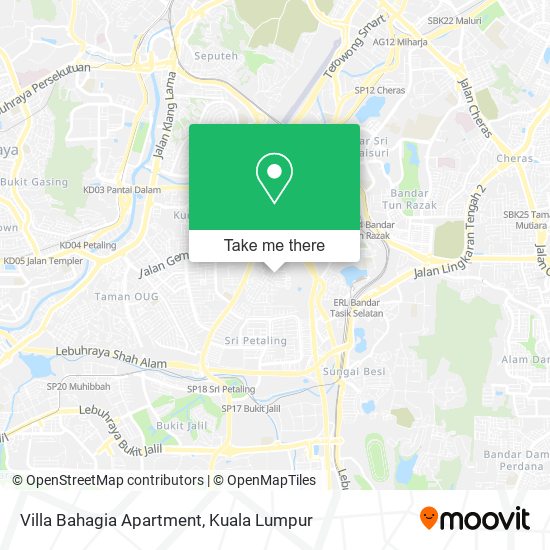 Villa Bahagia Apartment map