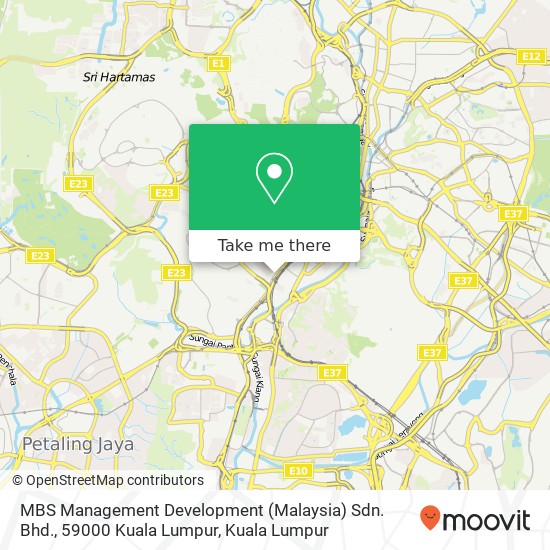 MBS Management Development (Malaysia) Sdn. Bhd., 59000 Kuala Lumpur map