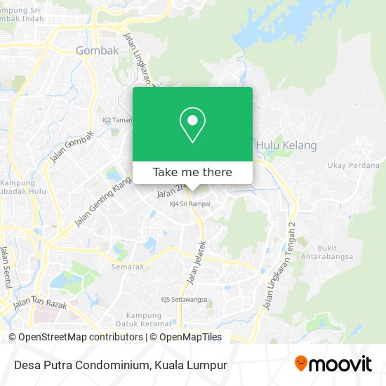 Desa Putra Condominium map