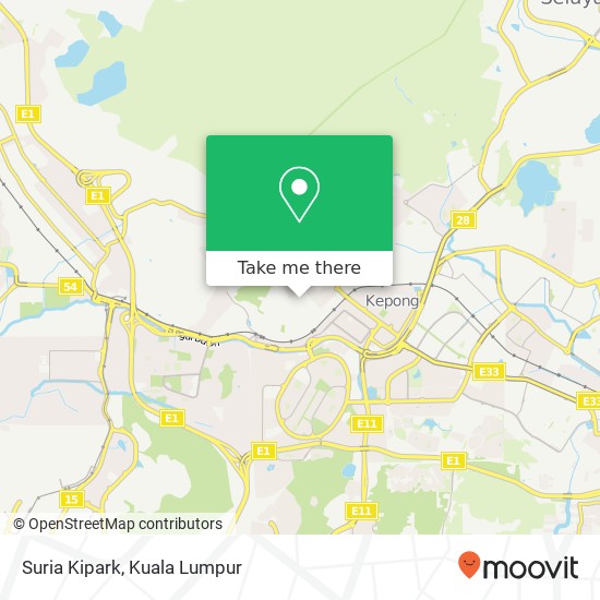 Suria Kipark map