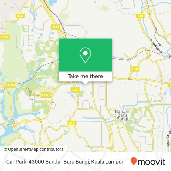 Peta Car Park, 43000 Bandar Baru Bangi