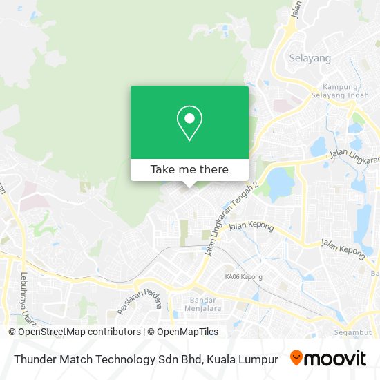 Thunder Match Technology Sdn Bhd map