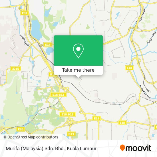 Murifa (Malaysia) Sdn. Bhd. map