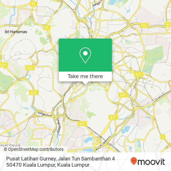 Pusat Latihan Gurney, Jalan Tun Sambanthan 4 50470 Kuala Lumpur map