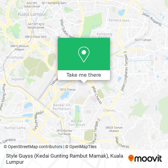 Style Guyss (Kedai Gunting Rambut Mamak) map