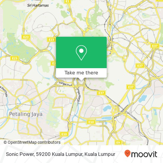 Peta Sonic Power, 59200 Kuala Lumpur