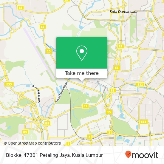 Peta Blokke, 47301 Petaling Jaya