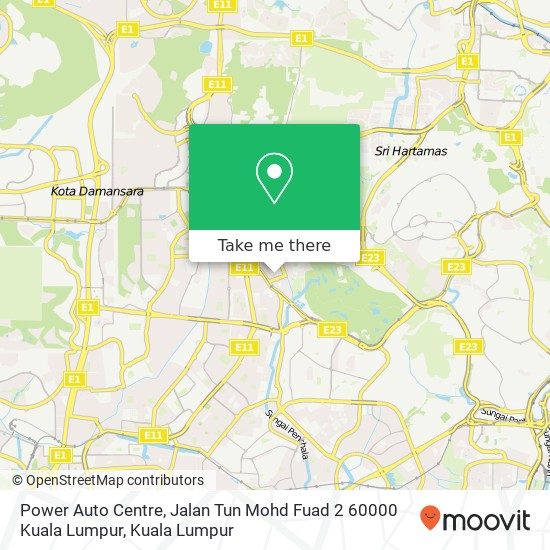 Power Auto Centre, Jalan Tun Mohd Fuad 2 60000 Kuala Lumpur map