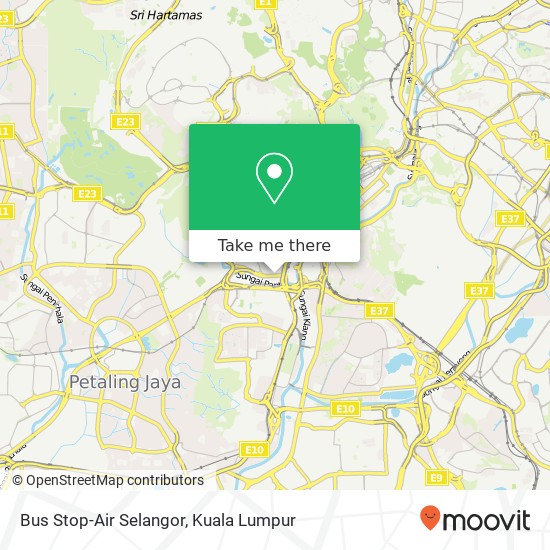 Peta Bus Stop-Air Selangor