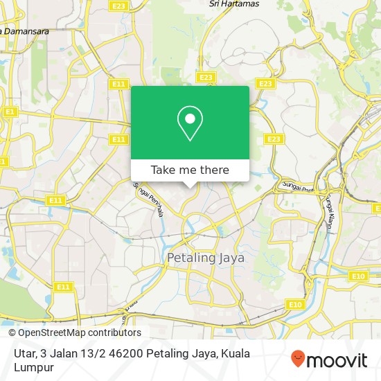 Utar, 3 Jalan 13 / 2 46200 Petaling Jaya map