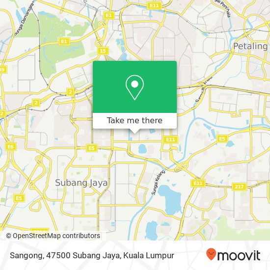 Sangong, 47500 Subang Jaya map